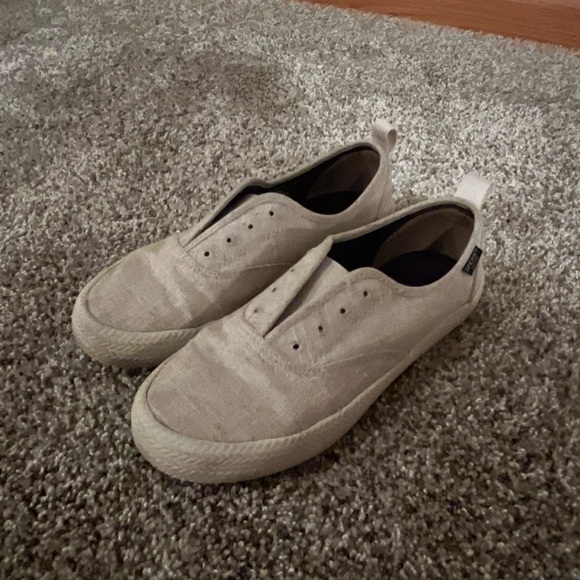 Khaki Sperrys without Laces size 7 - Picture 1 of 1